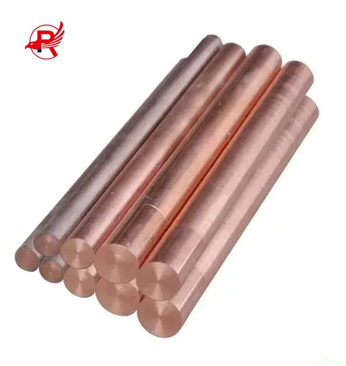 Made in China Copper wire rod 6mm 8mm Copper bars C1100 Round Bar Brass rod