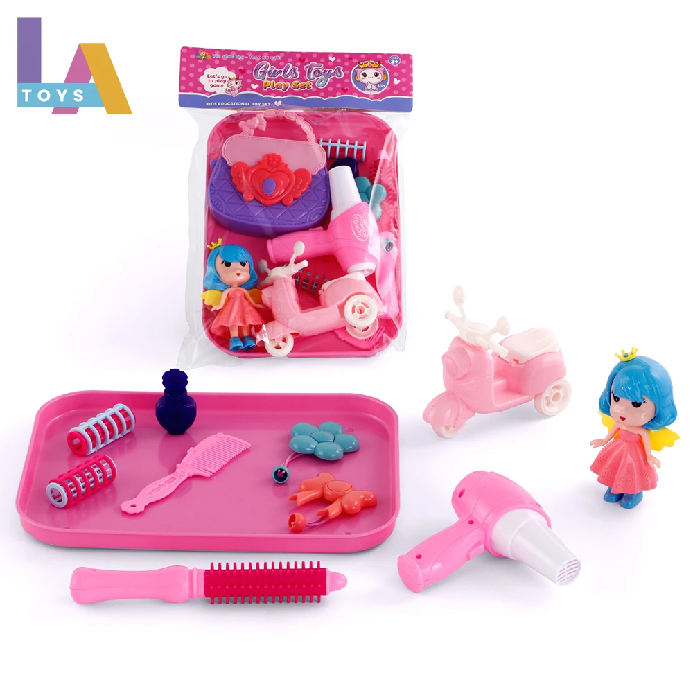 Longthuy Made in Vietnam Pretend Play Toy Rabbit Bag Crown Princess Toy Dress Up suit Best Gift for Girls