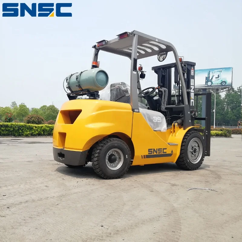 3.5 Ton Gas Gasoline Forklift FL35 Lpg Forklift 3.5ton with Nissan K25 Engine