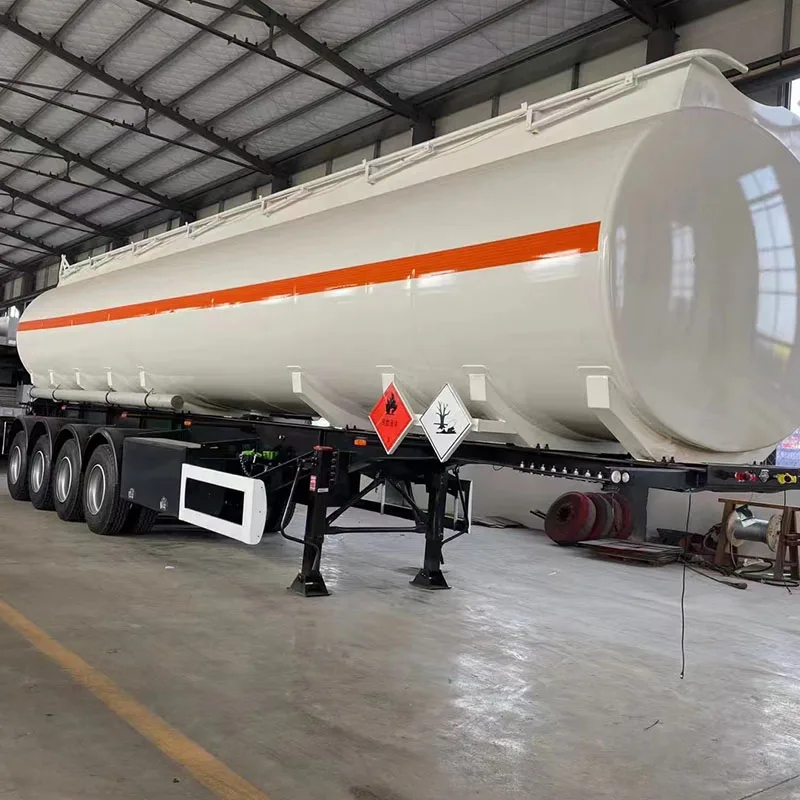 Benhong 42000L Fuel Tank Semi-Trailer with Three Axels aluminium Material good price good qarliaty