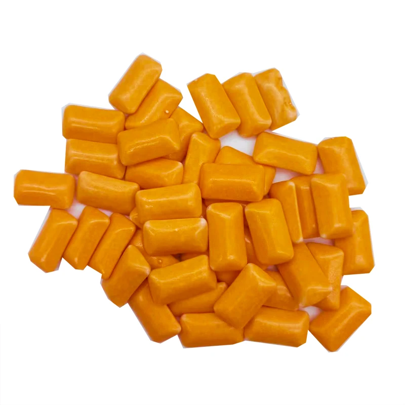 Chewing Gum Wholesale Candy Orange Flavor Pillow Chewing Gum
