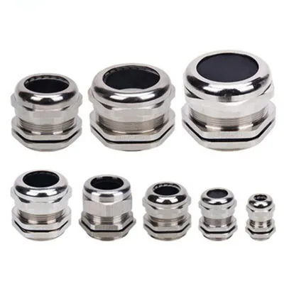 IP68 PG7 PG11 PG21 PG29 PG36 PG42 PG48 Nickel Plated Brass PG Thread Metal Waterproof Cable Gland