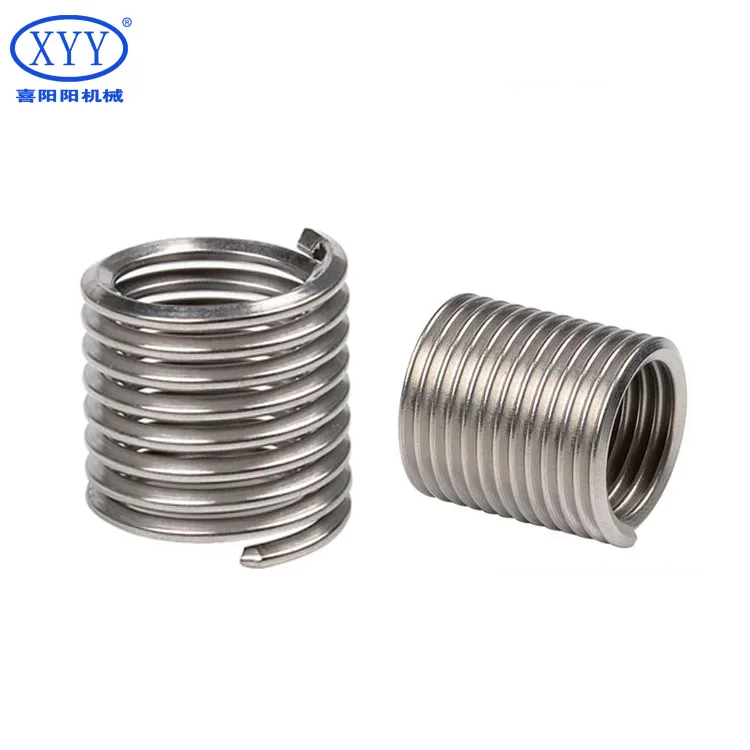 HB5201-1989 Standard ST2*0.4*2.5d Tailless Screw Insert 304 Stainless Steel and Brass Thread Inserts for Various Purposes