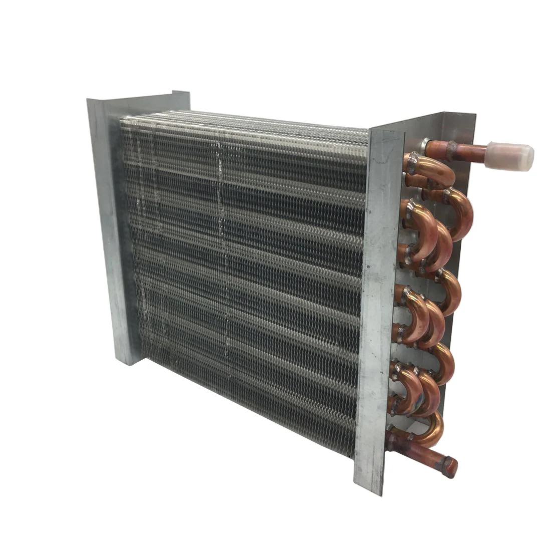 
Small transfer area fin & Tube heat exchanger is great choice for wine cooler, cabin AC or solar freezer and air condtioners  (1600216639974)