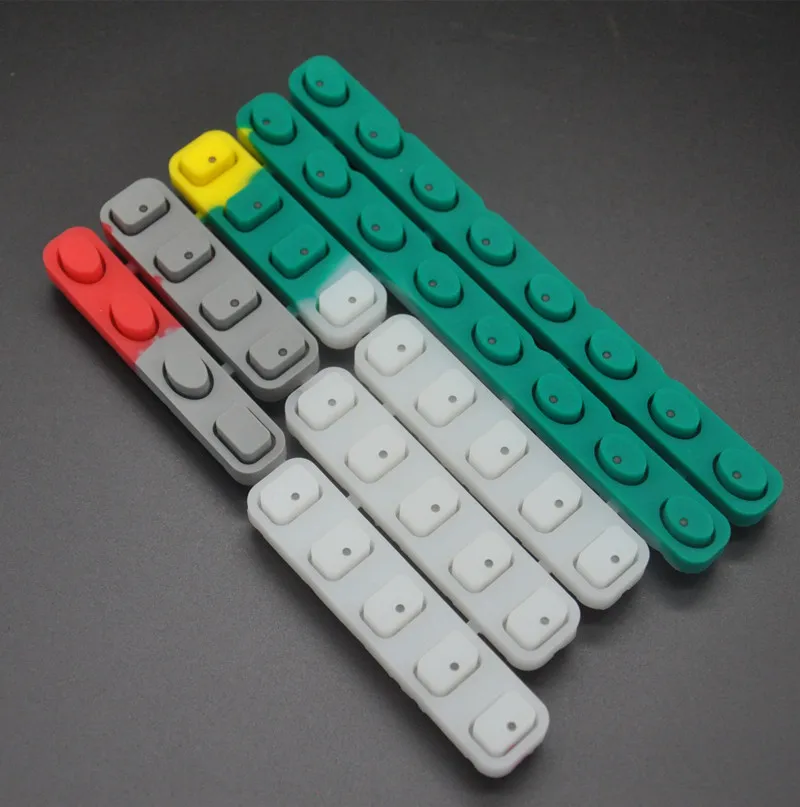 boto iluminado keypad conductive button waterproof soft rubber silicone keyboard