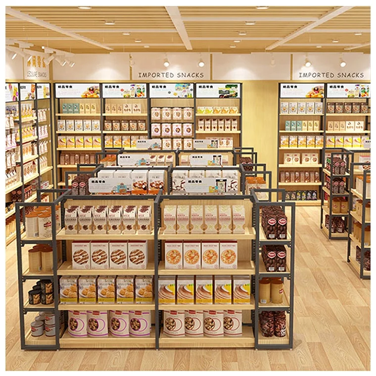 Cheap store shelf hook stand guangzhou standee shop display shelf rack for convenience supermarket