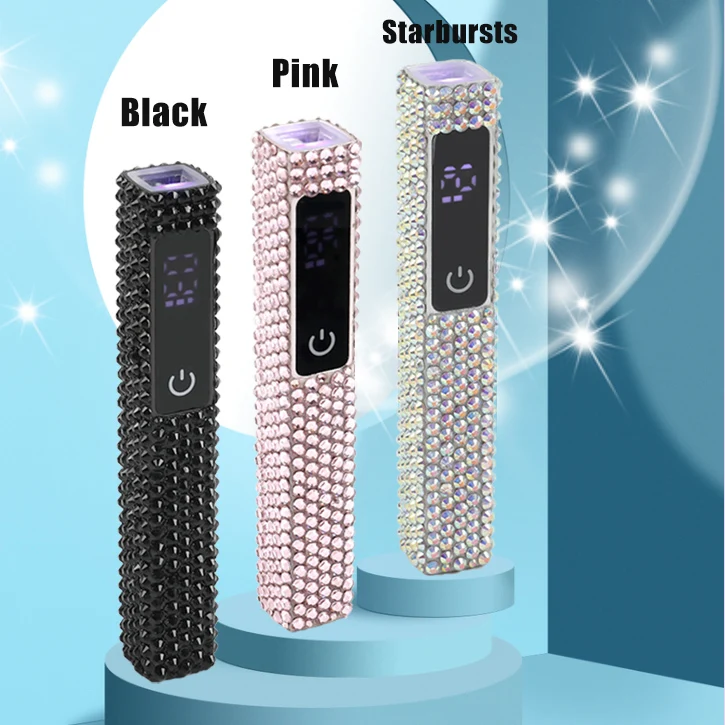 Handheld Diamonds Light LED Cordless Nail Dryer Lamp Portable USB Gel Curing Mini UV Nail Lamp