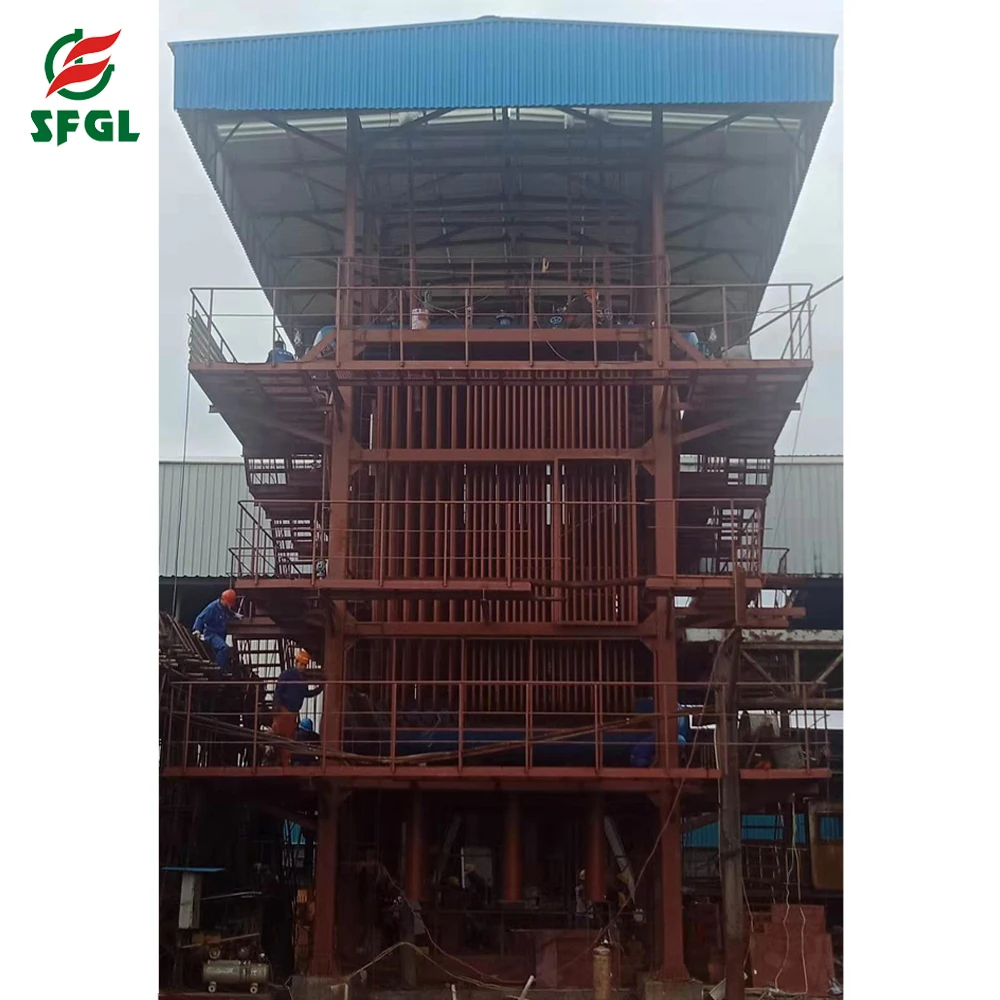 Efficient Circulation Max. 9.81mpa Steel Structure Pressure Vessel Waste Heat Boiler