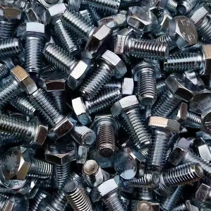 High Strength Metric Bolt Fasteners DIN 931/933 HDG Hex Bolts And Nuts for Wholesale Distributor Grade 10.9 Hex Screw