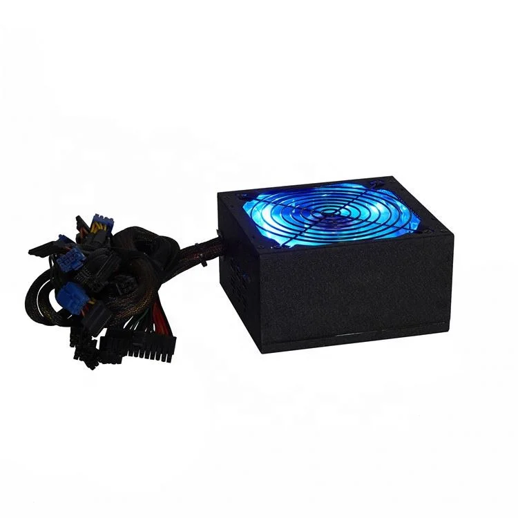  Высокое качество 80 плюс Бронзовый игровой блок питания 600W 700W 750W 800W с 140 мм бесшумный