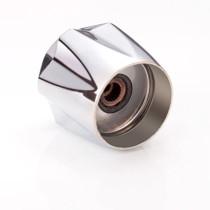 Electroplating ABS Plastic WIth Iron Faucet Handwheel Angle Valve Bathroom Accessories  New Material  Parts