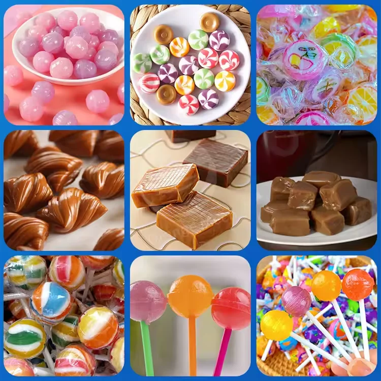 Fully Automatic Sweet Hard Lollipop Candy Depositing Multi Function Lollipop Production Line Lollipop Making Machine