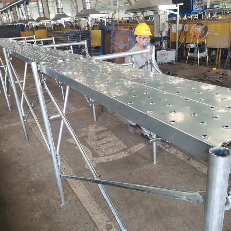 Australian A Frame Steel Plank Without Hook Metal Scaffolding Planks for construction