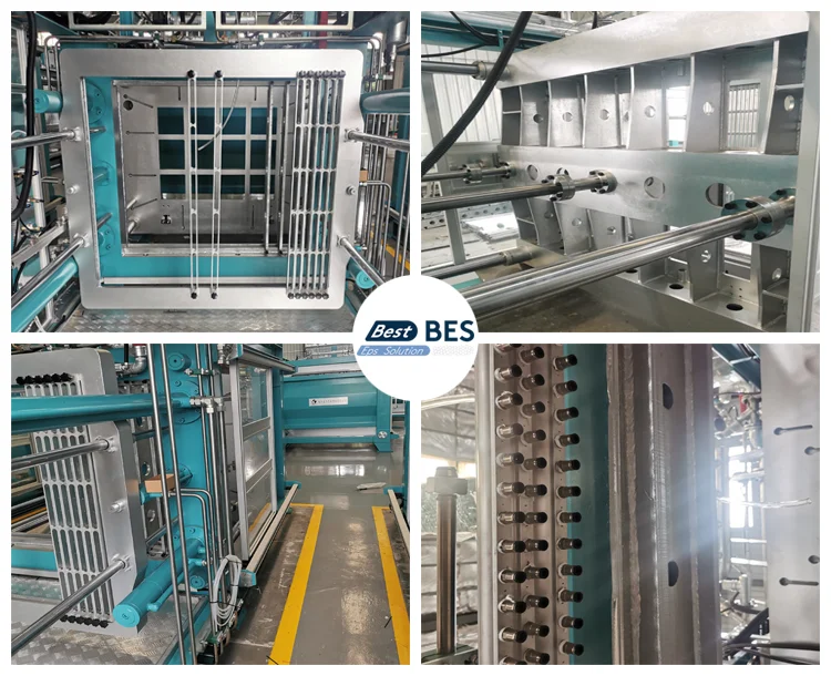 Eps Shape Moulding Molding Styrofoam Container Cooler Box And Home Appliance Packaging making Machine for TV AC Packing