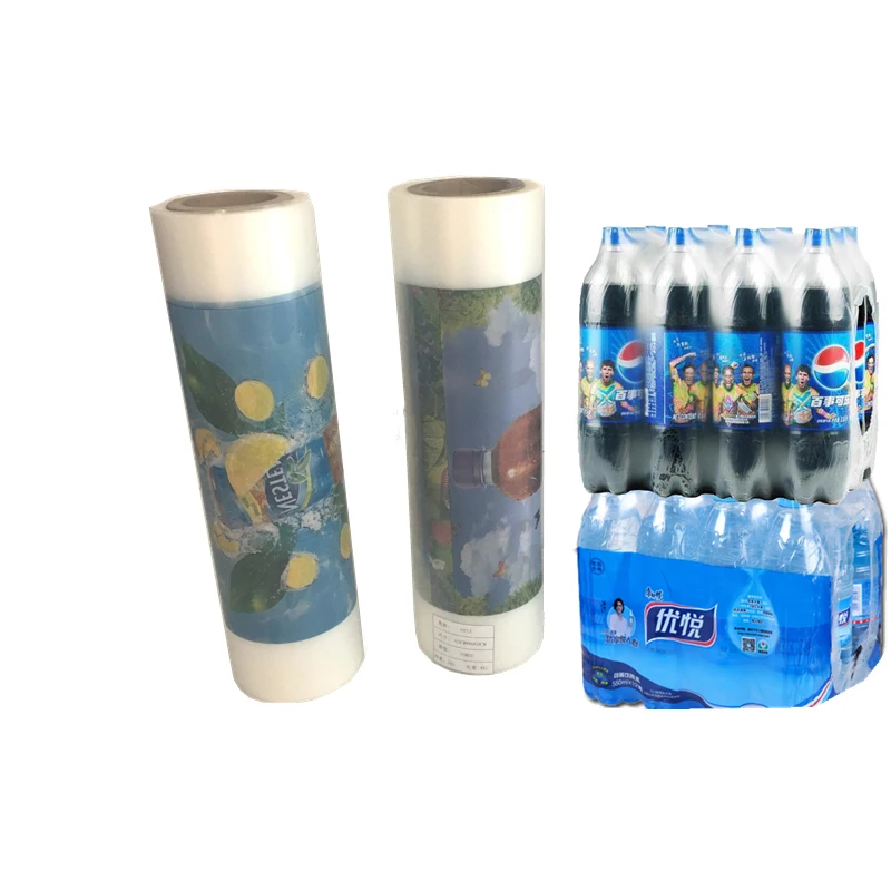 Factory Price Pallet Shrink Wrap PE Plastic Shrink Wrap Film Rolls for Bottled Drinks Packaging