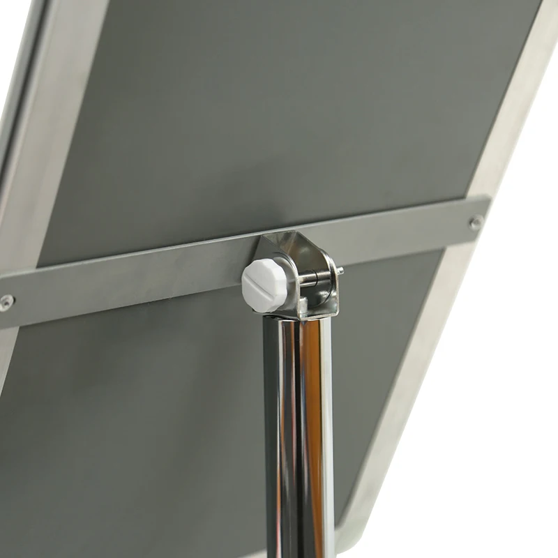 Both Vertical and Horizontal Sign Displayed, menu holder for indoor