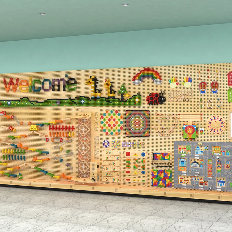 New Educational Wooden Building Blocks TieramidBlock Kids Toy for STEM Education Cartoon-Shaped Model Stacking Set