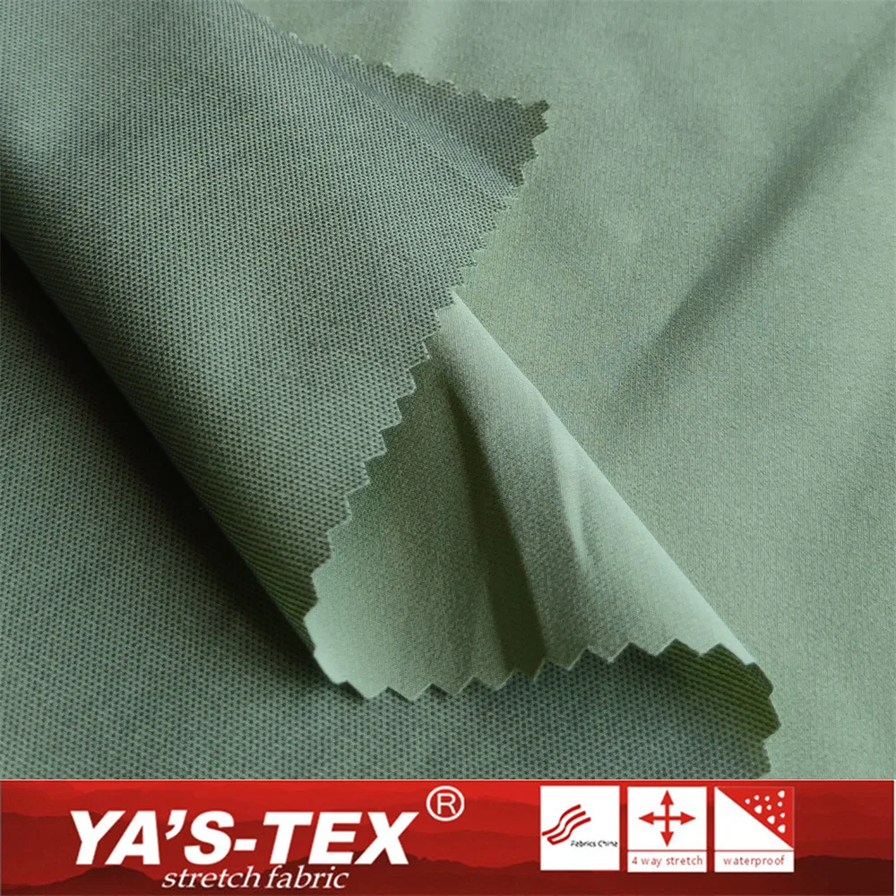 Graphene Polyester Spandex Cool feeling yarn Quick-dry Anti-UV Far infrared functional Tear-Resistant fabric for Garment
