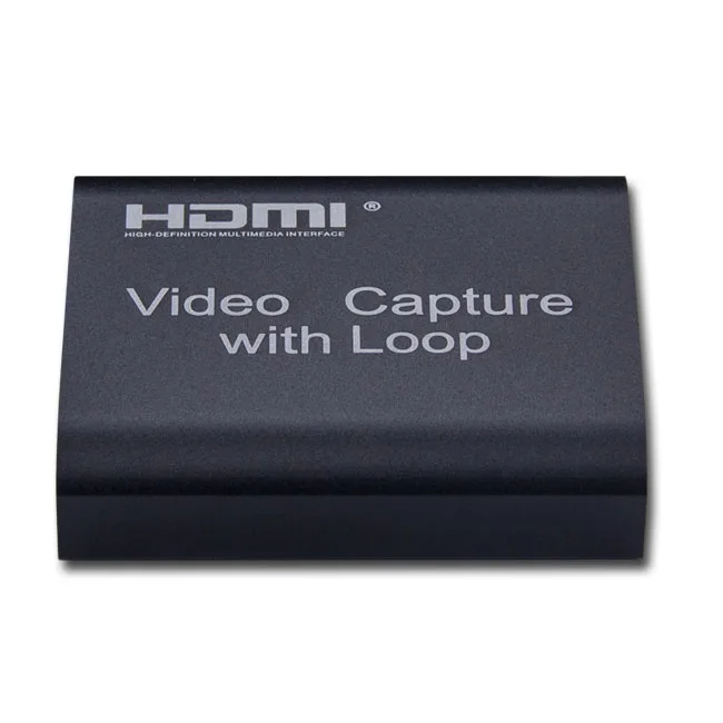 USB Video Capture Card HD to USB 1080 P with HDMI Loop Output