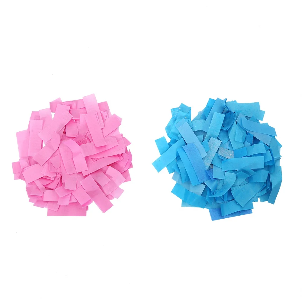 Biodegradable Gender Reveal Birthday Party Use Confetti Cannon Party Popper For Baby Shower