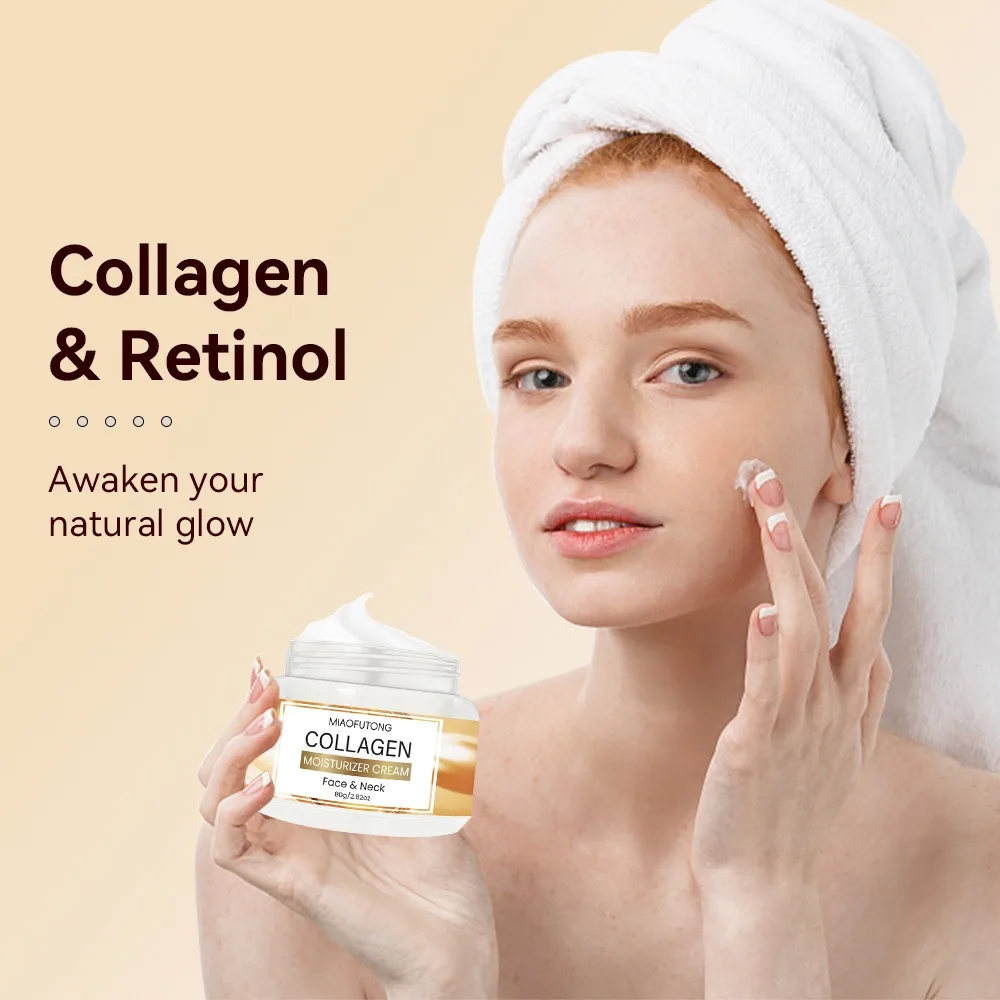 Custom winter hot selling retinol cream moisturizing hydrating firming and brightening skin tone facial skin care moisturizer