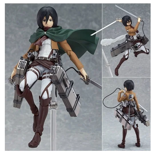 Shingeki No Kyojin Attack Abs/pvc Anime Action Figure Toy Doll