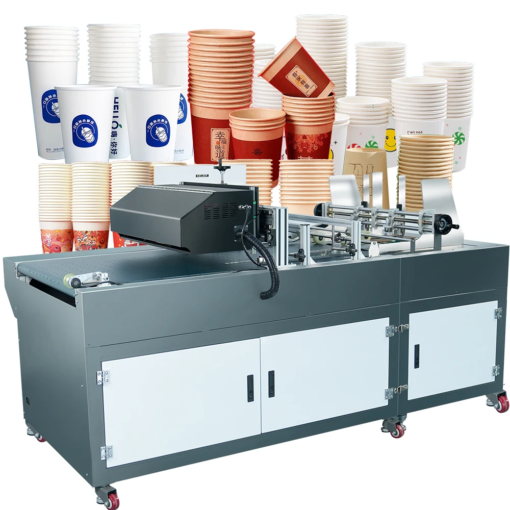 Kelier Factory Sale High Resolution Multicolor Printer For Carton Single Pass Digital Printing Machine Paper Cup Fan Printer