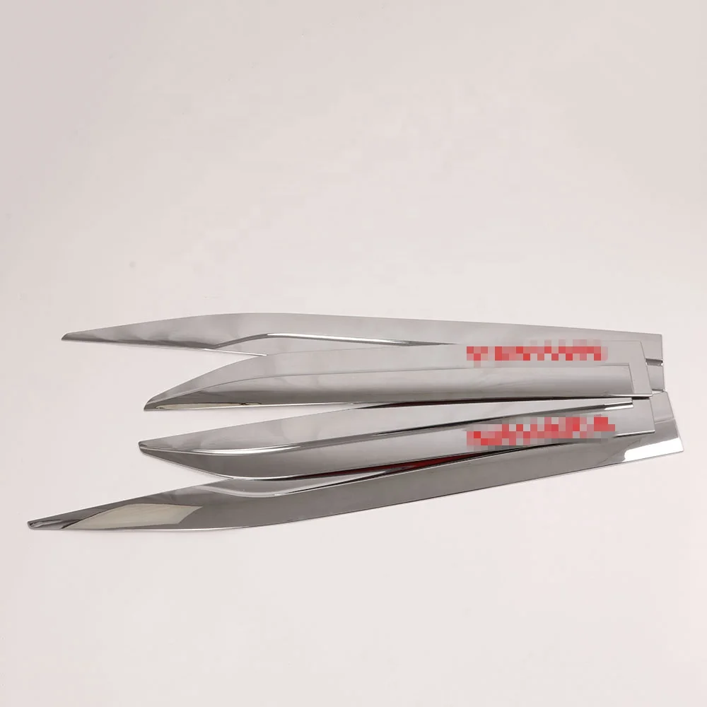 WZXD Chrome Car Body Side Door Molding Trims Guard Cover Surround Styling Garnish For Nissan Navara NP300 2015 2016 2019