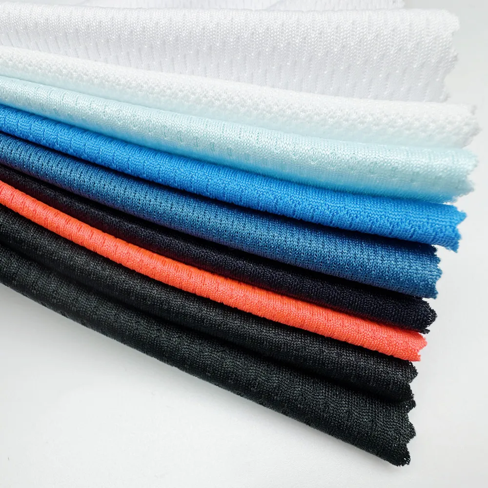 Dry Fit Knitted 100 Polyester Mesh For Sportswear
