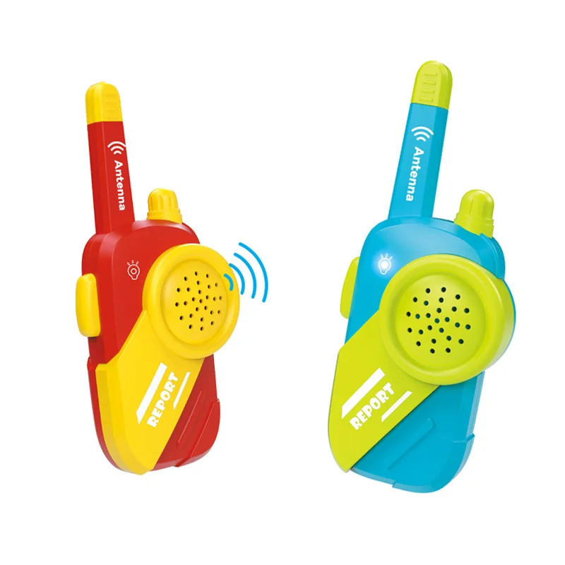 Mini Kid Portable Cartoon Phone Toy Intercom Walkie Talkies Toys For Outdoor Games