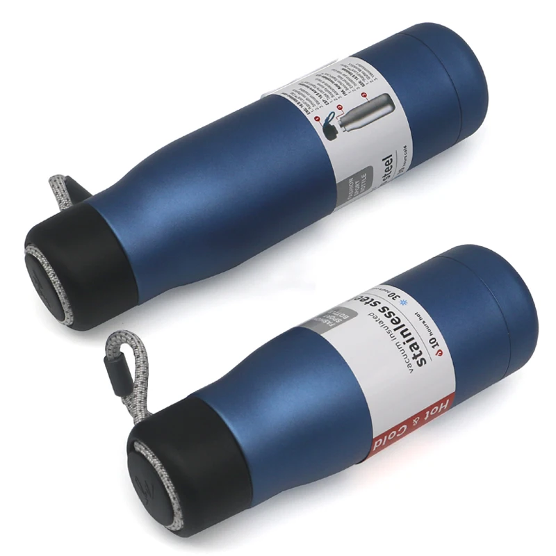 
Best sale 20 OZ thermos vacuum flasks with rope handle / double wall vacuum stainless steel water bottle 