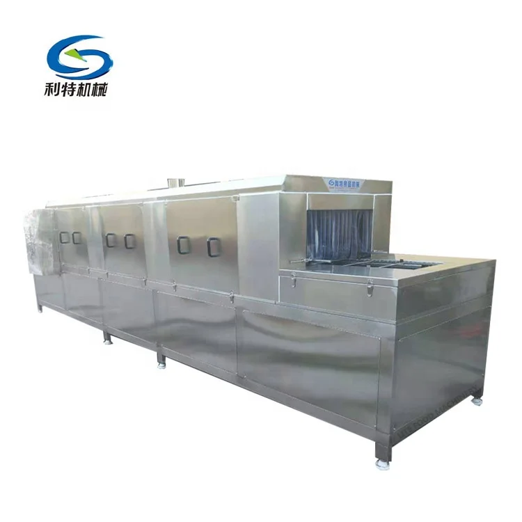 304 stainless steel automatic bakery trays cleaning machine