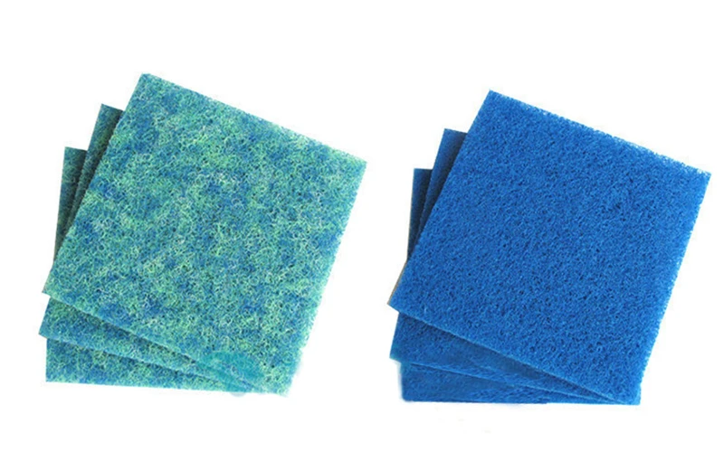 Blue/White Mat Aquariums Fish Tank media Sponge Japanese/German Biological Bio Filter Mat for koi pond or fish tank