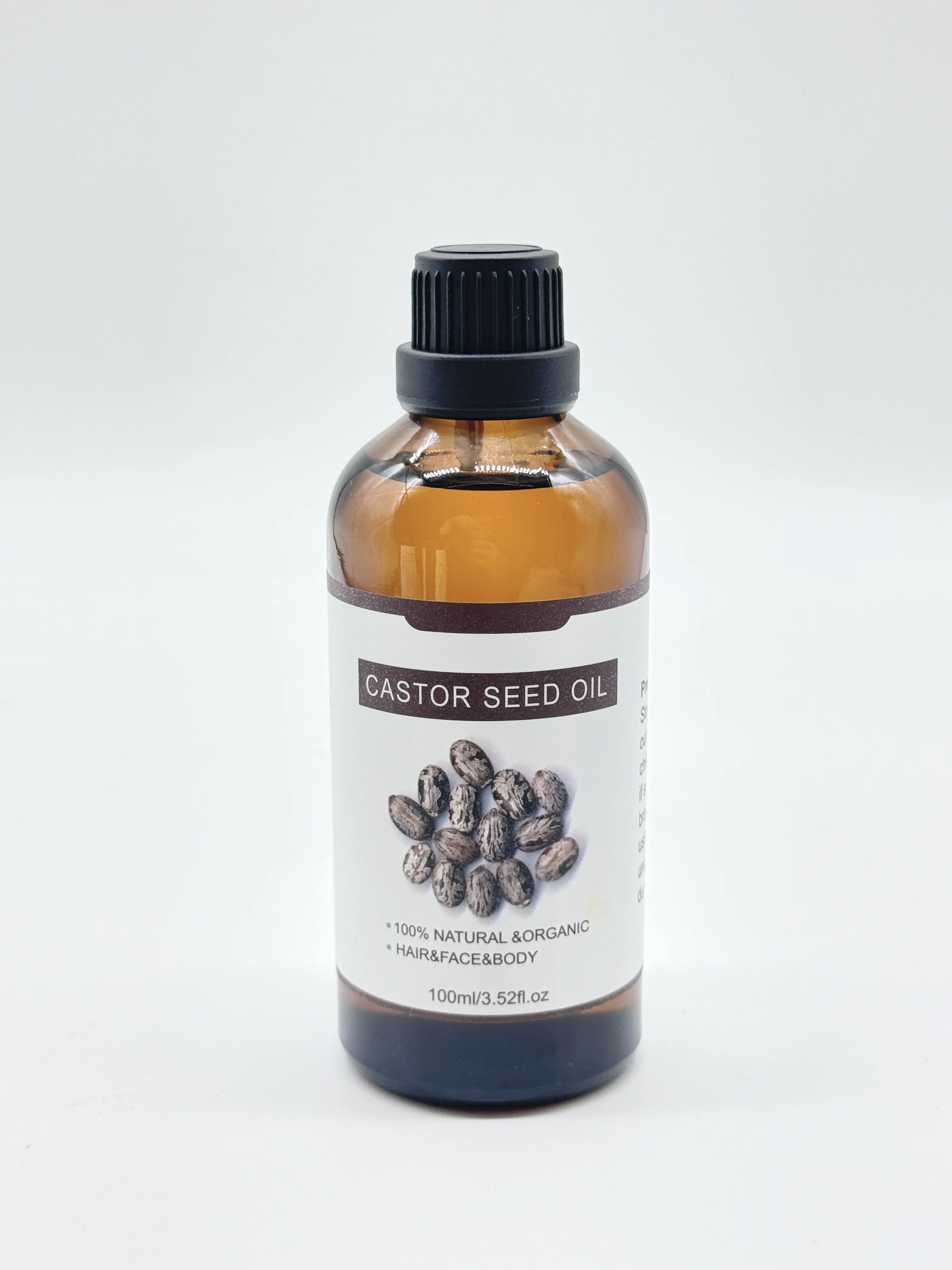 Pure Raw Material 100% Pure organic Body Essential Oil Castor Seed Oil for for Massage