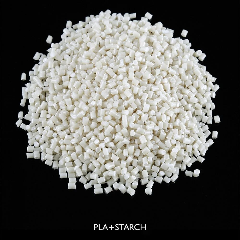 100% Biodegradable plastics raw material PLA Granules for spoon or straw