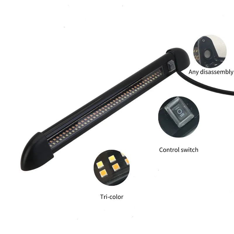 RV caravan External entryway light IP66 waterproof super bright dual color tough led light bar