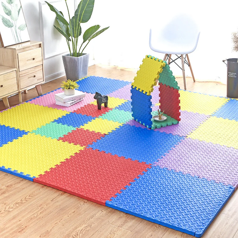 Eva Puzzle Mat 60x60 Eco-friendly Waterproof Foam Interlocking Exercise Play Floor Mats for Baby