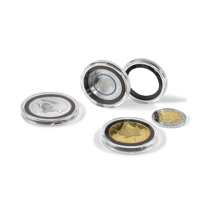 Five-Ounce Silver Proof Coin Scratch Resistant Transparent Acrylic PMMA Ultra Coin Capsules Owl Medal Protection Box