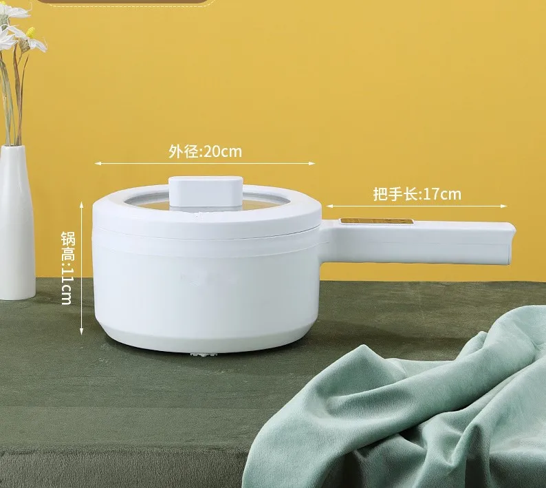 Multifunctional 220v Electric Cooking Pot Temperature Control Thermostat Commercial Mini Electric Frying Pan