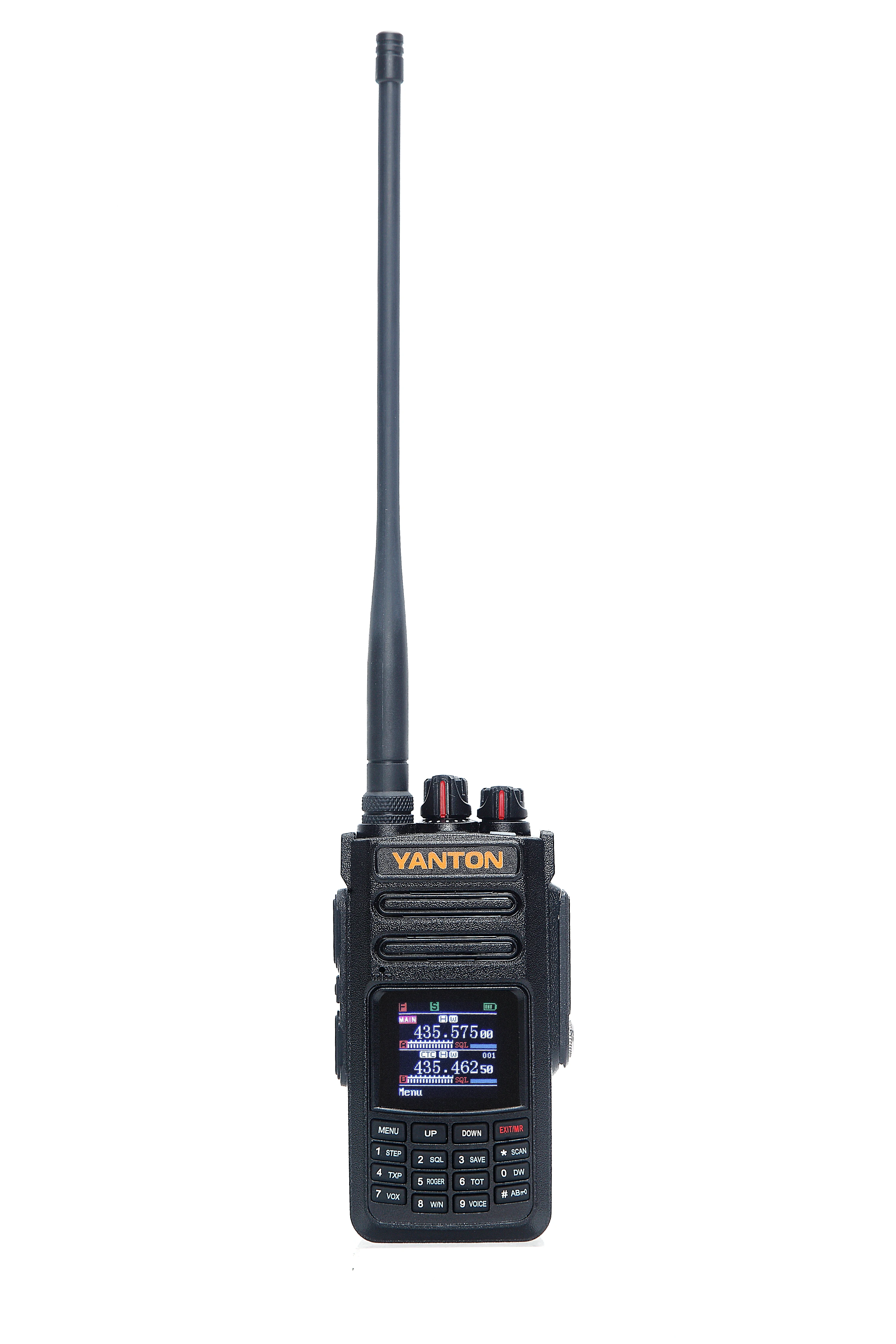 Двухдиапазонная UHF VHF аналоговая радиостанция портативная двухсторонняя с 10 Вт высокомощная рация на
