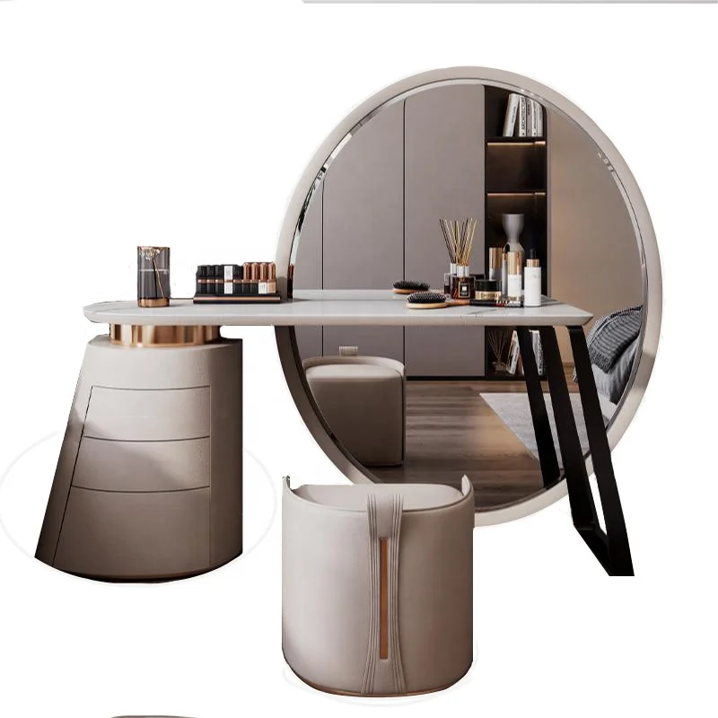 Luxury Beauty Dressing Table Sets Makeup Table Modern Vanity Dressing Table With Mirror Dresser