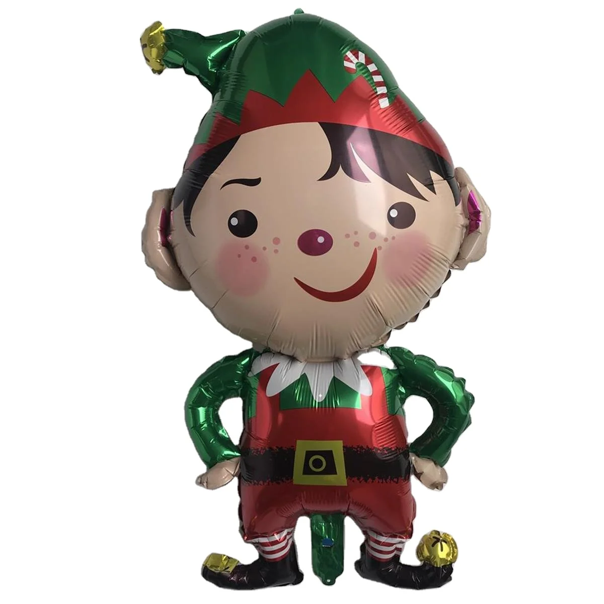 Wholesale Environment-Friendly Gift Box Cube Christmas Decoration Party Foil Balloon sock balloons snowman elk head Balloon