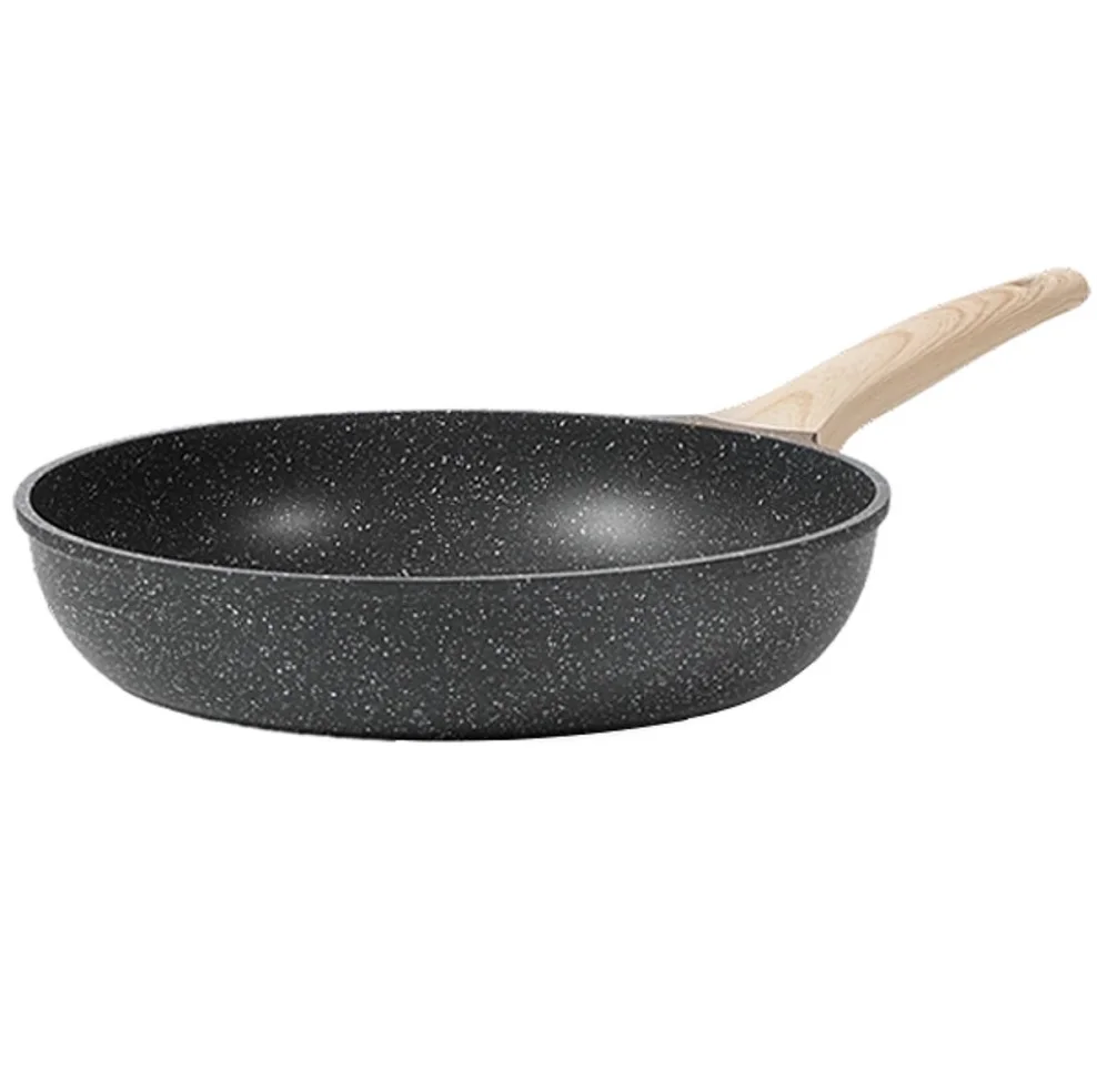 Mini Egg Fried Non-stick Marble Cookware Frypan with Induction Bottom Aluminum Alloy Die Casting Skillet