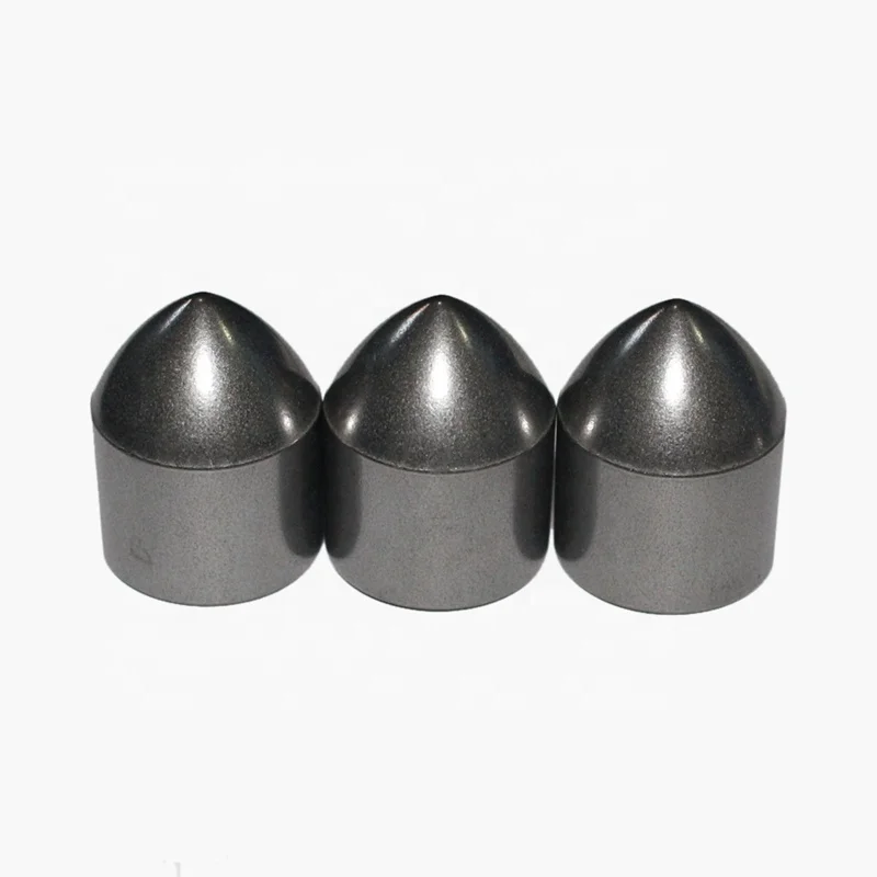 Биты DTH и инструменты Hard Rock используют сферические карбидные кнопки