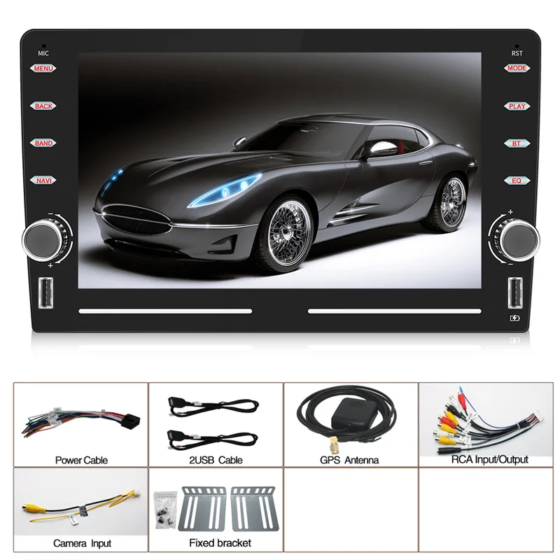9 inch Android 2din Radio DVD Car Multimedia Video Player Navigation GPS BT MP5 AM FM Radio 2 Din DVD Stereo