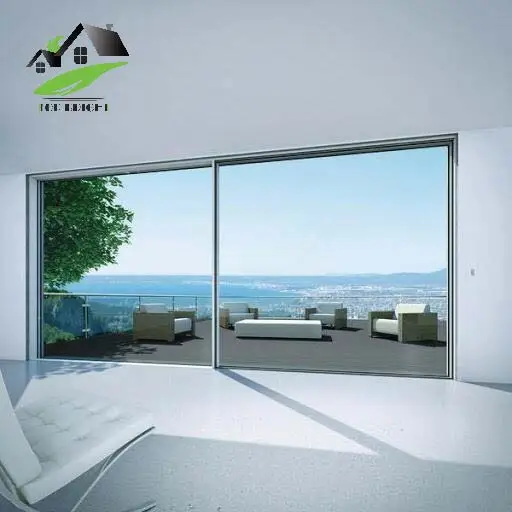 
China OEM Superhouse Aluminium Windows and Doors Aluminium Double Glass Sliding Balcony Window 