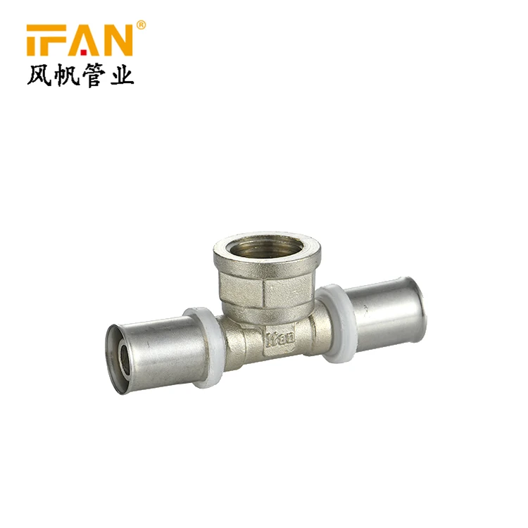 IFAN Pex с латунным штуцером 1/2inch 3/4 дюймовой внутренней резьбой Тройник pex пресс-фитинги из латуни тройник для PEX трубы