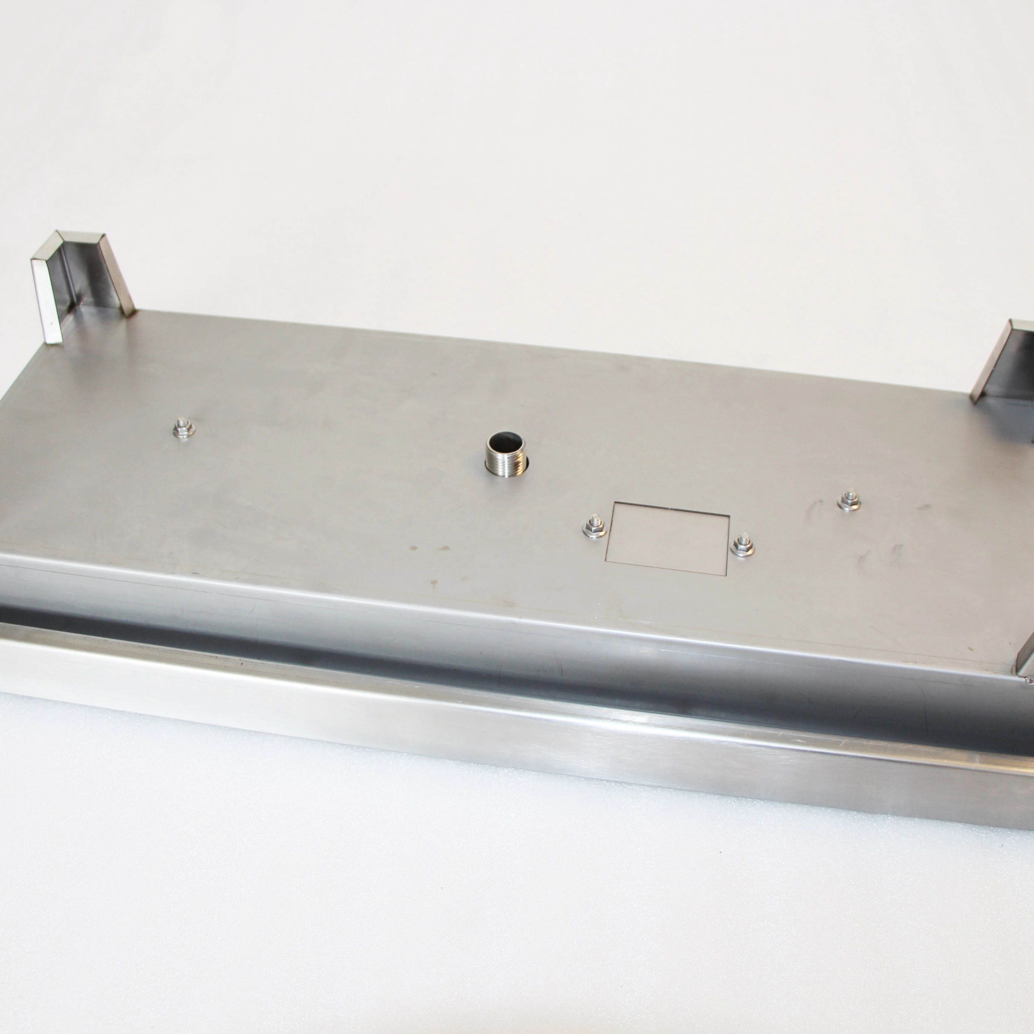 Linear pan fire pit burner kit/ indoor fire place