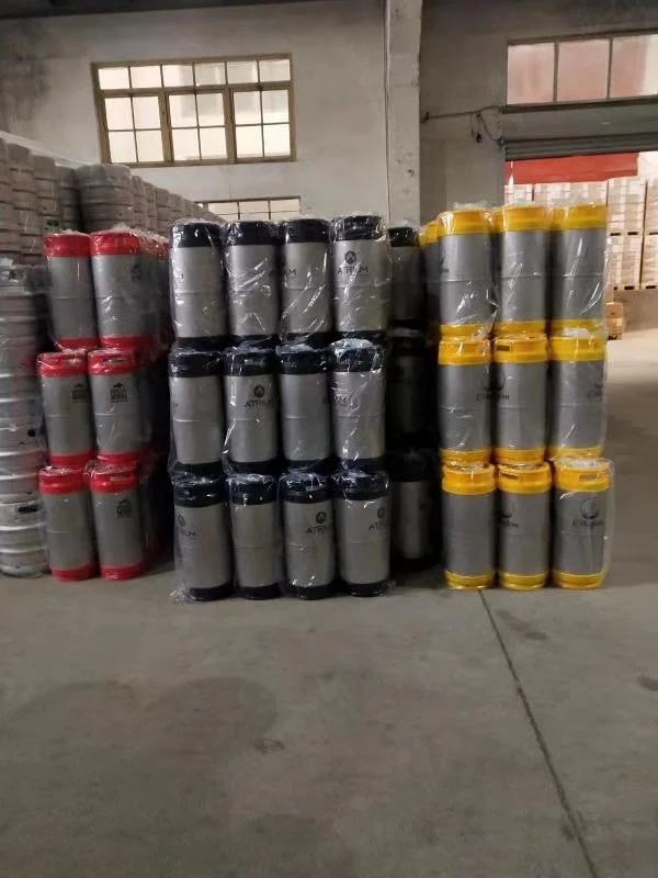 
304 stainless steel quarter half Kegs 1/6 barrel keg 20L with A or S fitting US barrel rubber handle US barrel 20L beer keg 