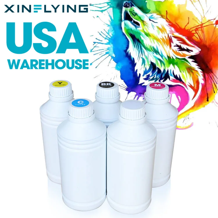 1000ml/100ml Good Price Cmyk/white Color Pigment Heat Transfer Printing Ink For Dtf Printers